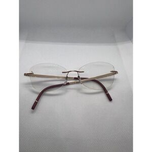 Silhouette Rimless Gold Eyeglasses Frames Austria 53-17 Women's‎